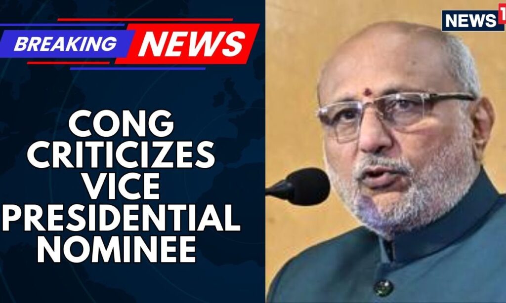 Congress MP Manickam Tagore criticizes NDA’s Vice Presidential Nominee CP Radhakrishnan | News18