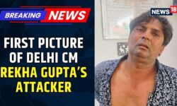 First Photo of Delhi CM Rekha Gupta’s Attacker Released; 41-Year-Old Accused Is From Gujarat
