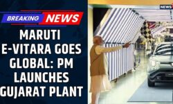 PM Modi Inaugurates Maruti’s Made-in-India E-Vitara EV | Gujarat Plant Launch | News18 India