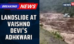 Landslide Reported In Jammu Kashmir's Katra Area, Several Devotees Injured | Vaishno Devi | News18