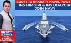 Indian Navy Strengthens Maritime Power with Twin Induction of Stealth Frigates | The Right Stand