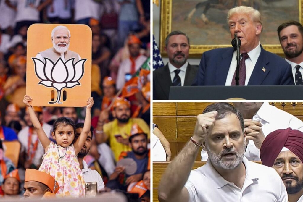 'Only Thing Dead Is...': BJP Shares Growth Stats After Trump’s Barb, Rahul Gandhi's Endorsement