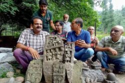 Shivlings And Ancient Hindu Idols Recovered During Excavation In J-K's Anantnag District