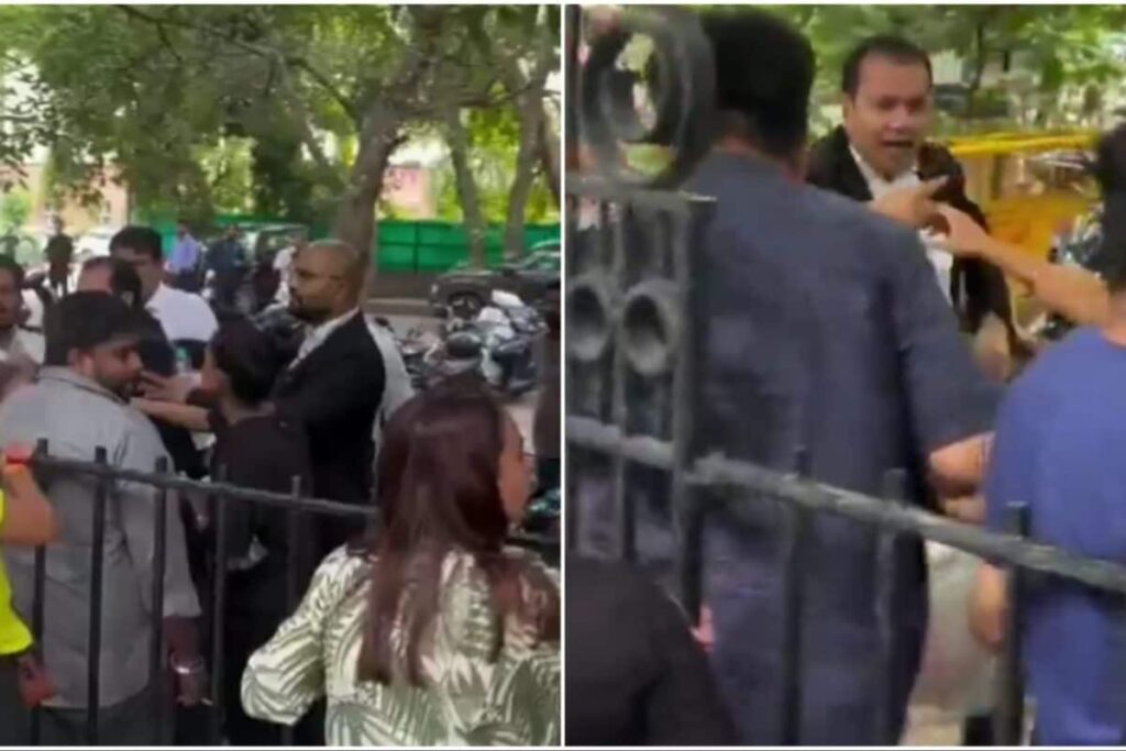 Lawyer Slaps Animal Lover Outside Supreme Court Amid Stray Dogs Order Row | Video