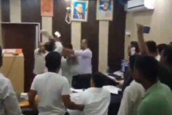 Dalit Engineer Beaten With Shoe By BJP Worker Inside His UP Office | Video