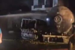 LPG Tanker, Pickup Truck Collision Triggers Massive Blast In Punjab's Hoshiarpur; One Killed