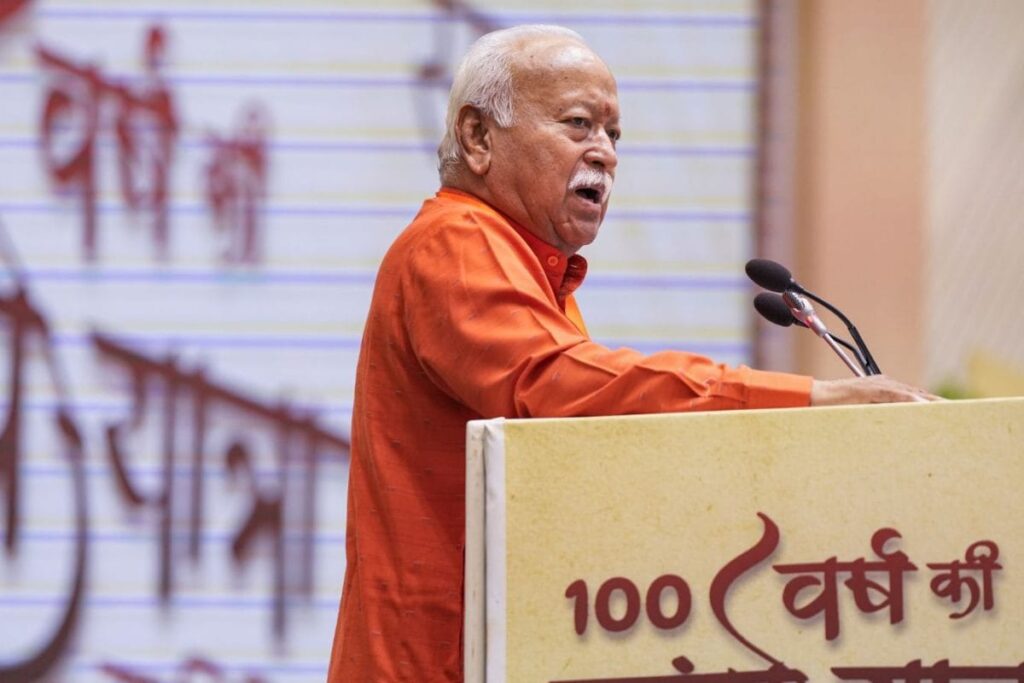 'No Quarrel': Mohan Bhagwat Responds To Question On Differences Between RSS, BJP