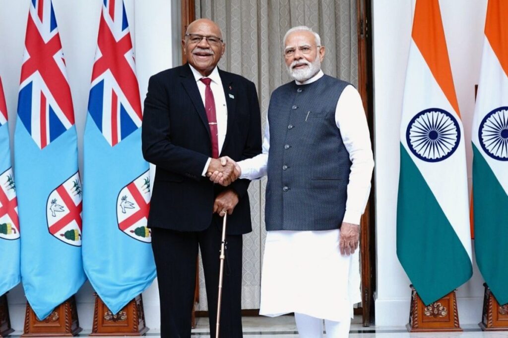 PM Modi Holds Talks With Fijian Counterpart Rabuka, Highlights Cultural Linkages