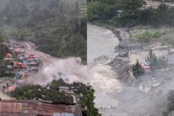 Uttarakhand Flash Flood Horror Caught On Camera: Raging Water Topples Buildings, Sweeps Downstream