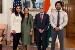 India's Envoy Vinay Kwatra Meets US Intelligence Chief Tulsi Gabbard