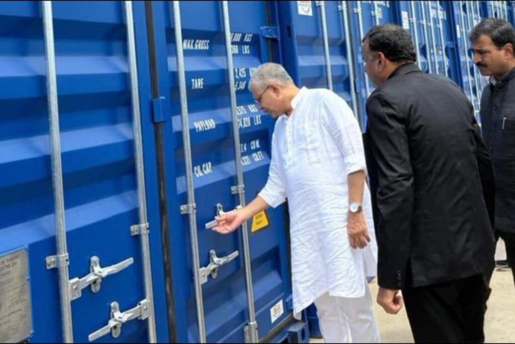 Ashwini Vaishnaw Shares Photo Of 'Made In India' Shipping Containers From Gujarat's Bhavnagar