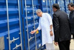 Ashwini Vaishnaw Shares Photo Of 'Made In India' Shipping Containers From Gujarat's Bhavnagar