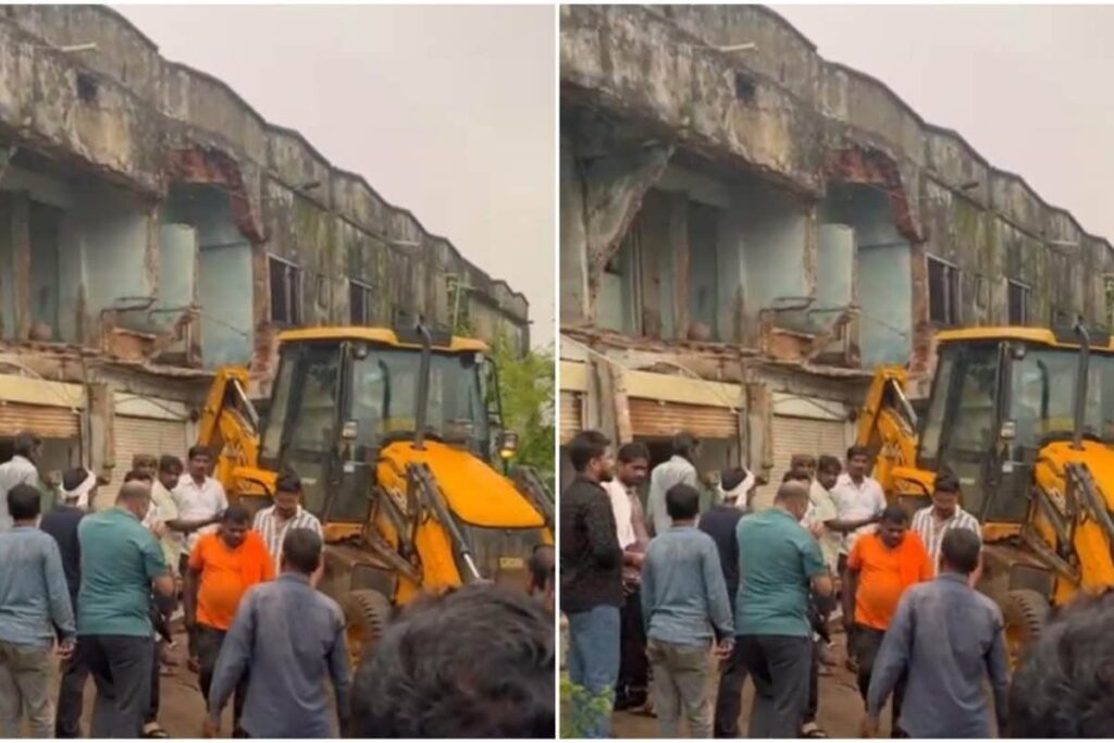 Three Dead After Part Of Bike Showroom Building Collapses In Maharashtra's Gadchiroli