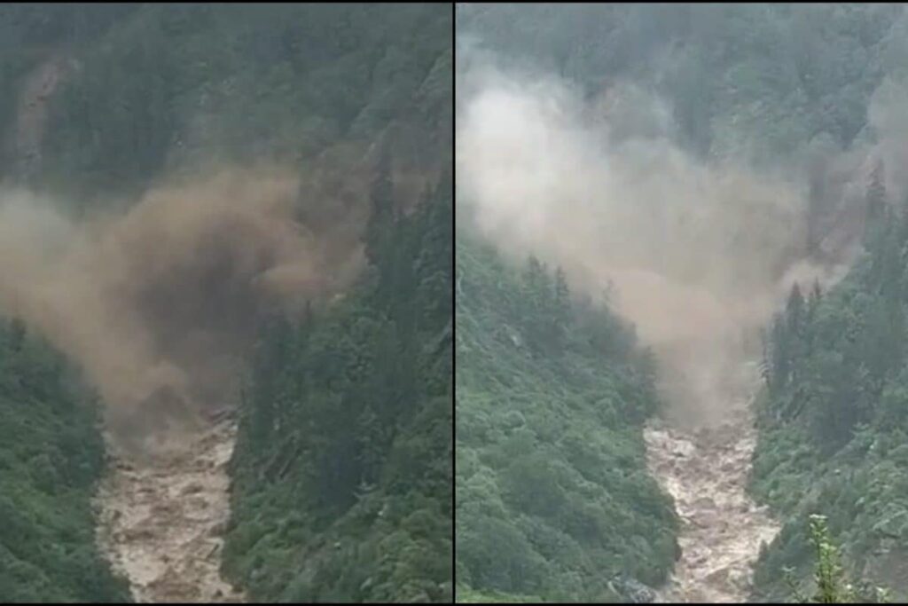 Another Cloudburst In Uttarkashi, Horrific Visuals Emerge From Harsil | Video