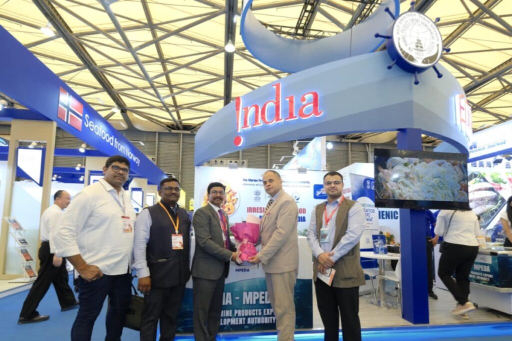 Ahead Of PM Modi's China Visit, India's Blue Economy Vision Makes Waves At Shanghai Seafood Expo