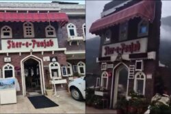 Popular Manali Restaurant Swept Away In Floods, Only Entrance Wall Left Standing | Watch