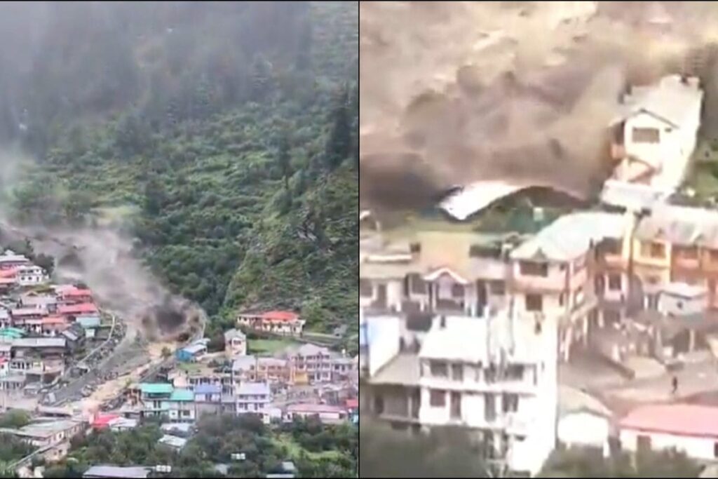 People, Buildings Swept Away As Uttarkashi Cloudburst Wreaks Havoc, Horrific Visuals Emerge