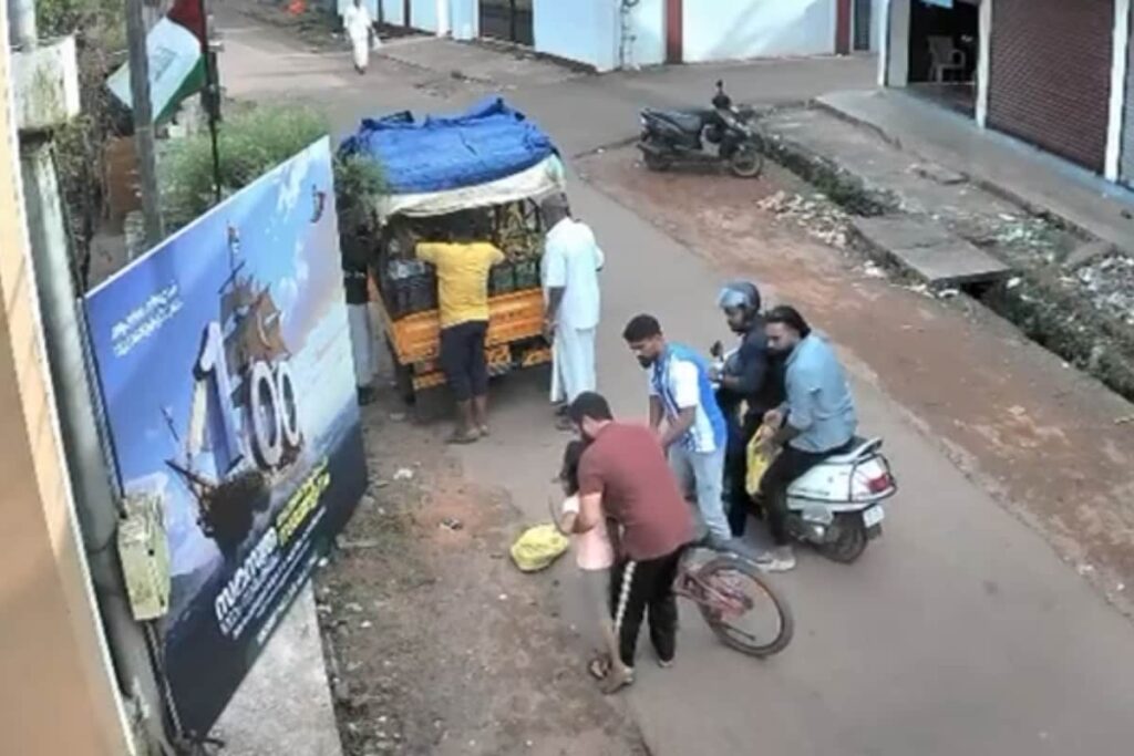 On Cam: Quick Action By Youths Saves 8-Year-Old Girl Choking On Chewing Gum In Kerala