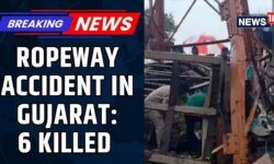 Pavagadh Ropeway Disaster – Goods Cable Snaps, 6 Killed | Gujarat News | Ropeway Accident | News18