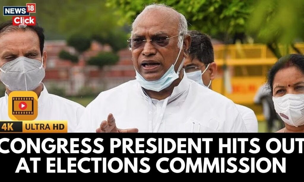 Congress President Hits Out At Elections Commission, Asks If EC Is Back Office Of BJP For Vote Chori