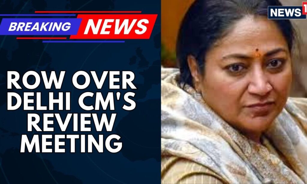 Cntroversy Over Delhi CM Rekha Gupta's Husband Attending An Official Delhi Government Meeting
