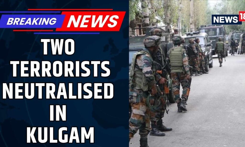 Two Terrorists Neutralized And Two Army Personnel Lost Their Lives In An Encounter In Kulgam