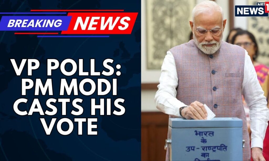 PM Modi Casts His Vote For Vice President Elections | One By One More MPs Pour In To Vote | News18
