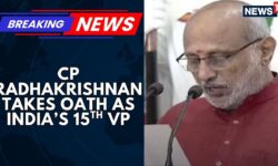 NDA Candidate CP Radhakrishnan Takes Oath As India’s 15th Vice President | NDA | BJP | PM Modi