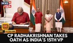 CP Radhakrishnan Sworn In as India’s 15th Vice President At Rashtrapati Bhawan | PM Modi | Murmu |4K
