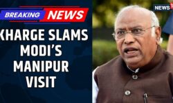 Congress Chief Mallikarjun Kharge Slams PM Modi’s Manipur Visit, Calling It “Tokenism" | News18