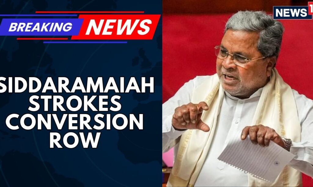 Siddaramaiah Sparks Row Over Hindu Conversion Remark; BJP Hits Back, Calls It Rahul Appeasement