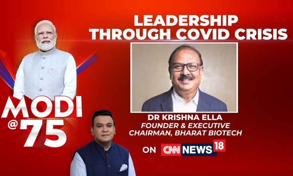 Dr Krishna Ella, Executive Chairman, Bharat Biotech, Wishes PM Modi | PM Modi Birthday | News18