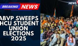 ABVP Panel Sweeps Hyderabad Central University Student Union Elections  | News18 Breaking News