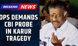 Karur Stampede Breaking News: Former TN CM O. Panneerselvam Demands CBI Probe | News18
