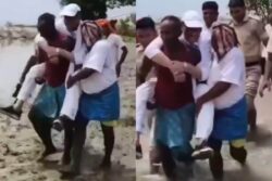 'VVIP Protocol In Floods': BJP Attacks Congress MP After Piggyback Video Goes Viral