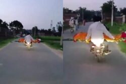 Woman’s Body Carried On Bike For Cremation In Uttar Pradesh, Video Sparks Outrage