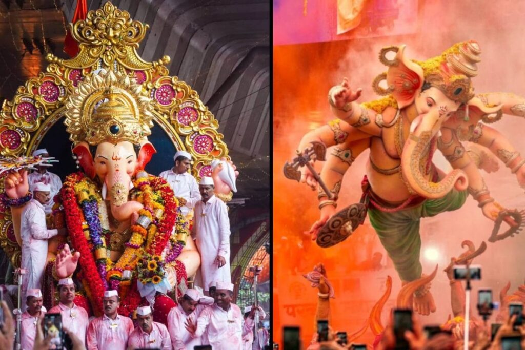 Ganesh Visarjan 2025: Mumbai Bids Emotional Farewell To Beloved Bappa | Photos