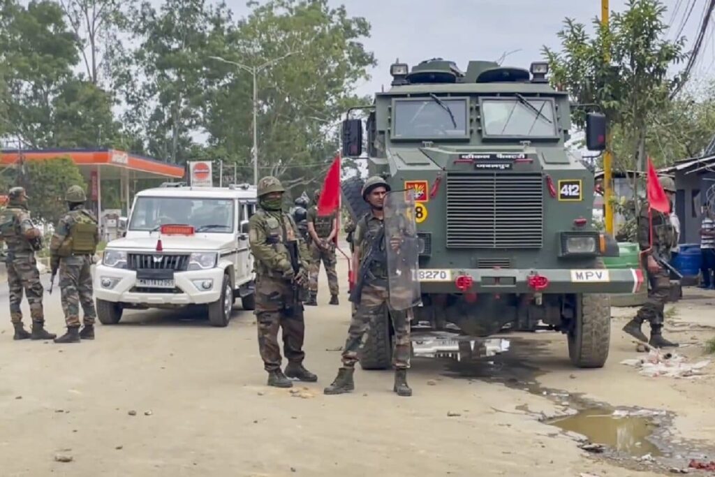 Two Detained, Van Used For Deadly Ambush On Assam Rifles Convoy Seized In Manipur