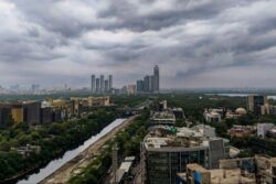 Heavy Rain Lashes Delhi, Noida As Dark Clouds Cover Skies, IMD Warns Of More Showers