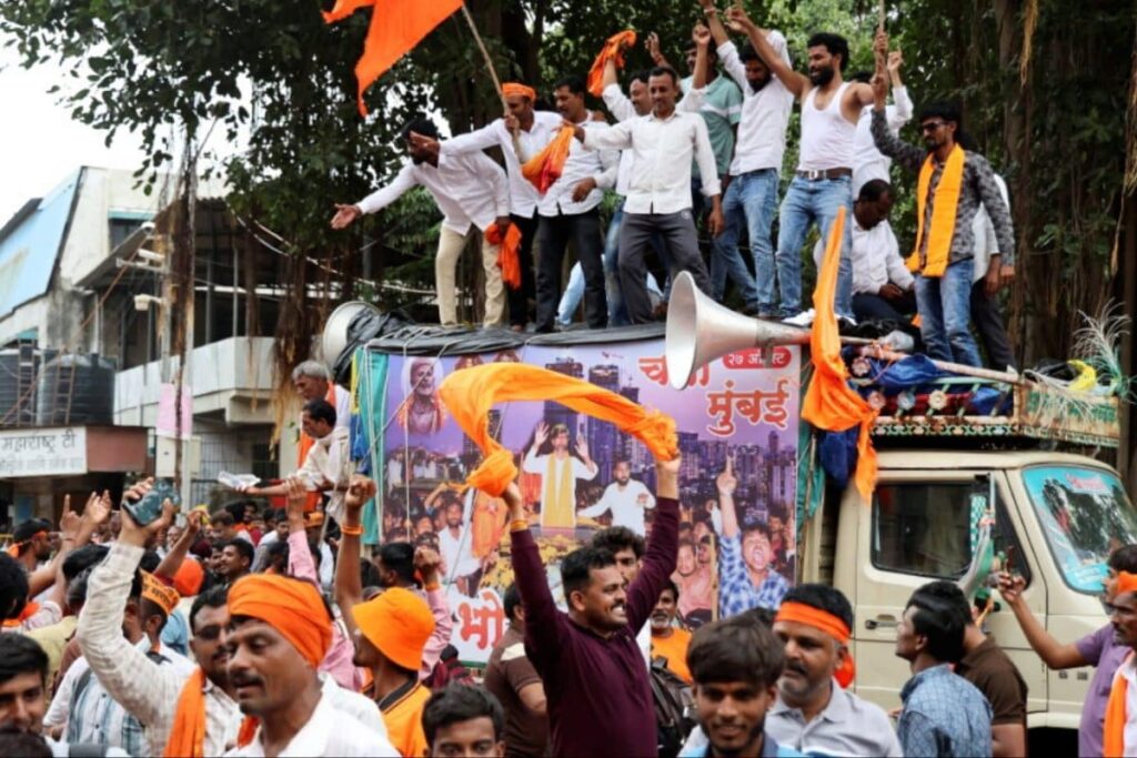 FIR Against Protesters In Manoj Jarange-Led Maratha Quota Stir For Illegal Assembly In Mumbai