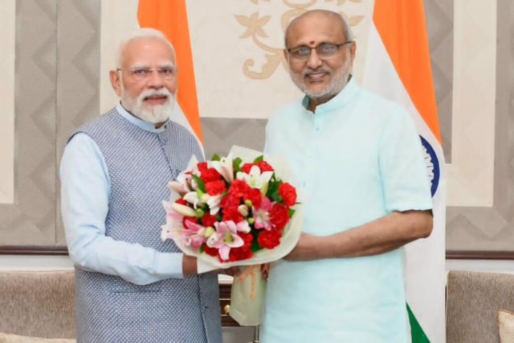 ‘Had An Insightful Discussion’: PM Modi Meets Vice President CP Radhakrishnan