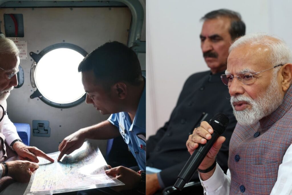 PM Modi Announces Rs 1,500 Crore Aid For Flood-Ravaged Himachal, Holds Review Meet With CM Sukhu