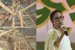 Army Dismantles TMC’s Protest Stage In Kolkata’s Maidan Area, Mamata Alleges BJP’s Role