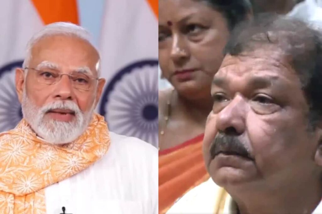 Bihar BJP Chief In Tears As PM Modi Reacts To Abusive Slogans For His Mother | Video
