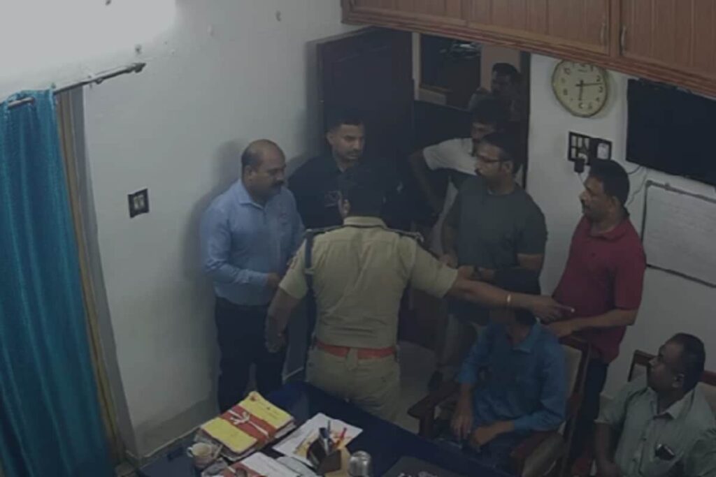 CCTV Footage Shows Cop Assaulting Restaurant Employees In Kerala Police Station