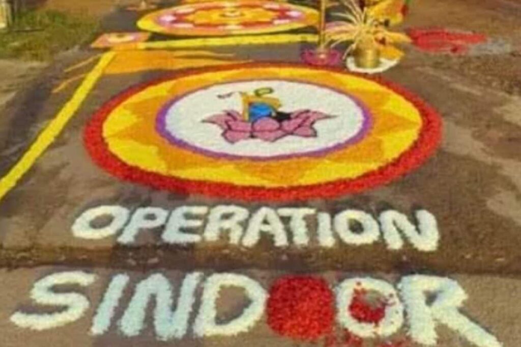 27 RSS Activists Booked For Laying 'Op Sindoor' Floral Carpet In Kerala Temple; BJP Reacts