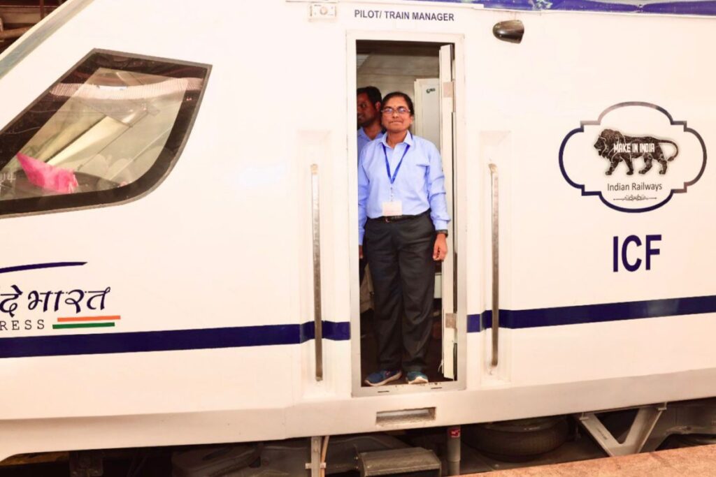 Surekha Yadav’s Last Train: The Historic Journey Of India’s First Woman Loco Pilot Concludes