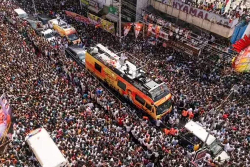 TVK District Secretary Arrested After Stampede At Vijay's Rally Leaves 41 Dead