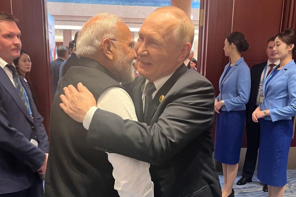 Hug To Car Ride: PM Modi’s Interaction With Russia’s Putin At SCO Meet Breaks Chinese Internet