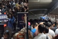 'Human Traffic Jam': Heavy Rain Leads To Metro Chaos In Gurgaon; Orange Alert Issued For Today